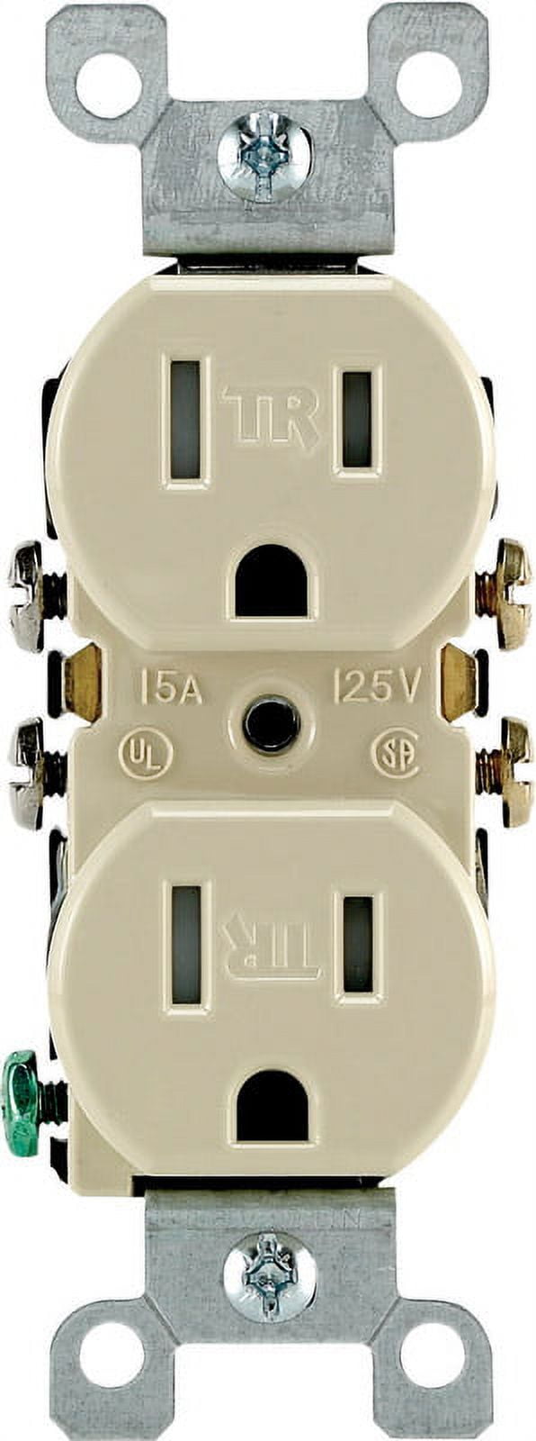 Leviton T5320 15 125 Volt Tamper Resistant Duplex Receptacle