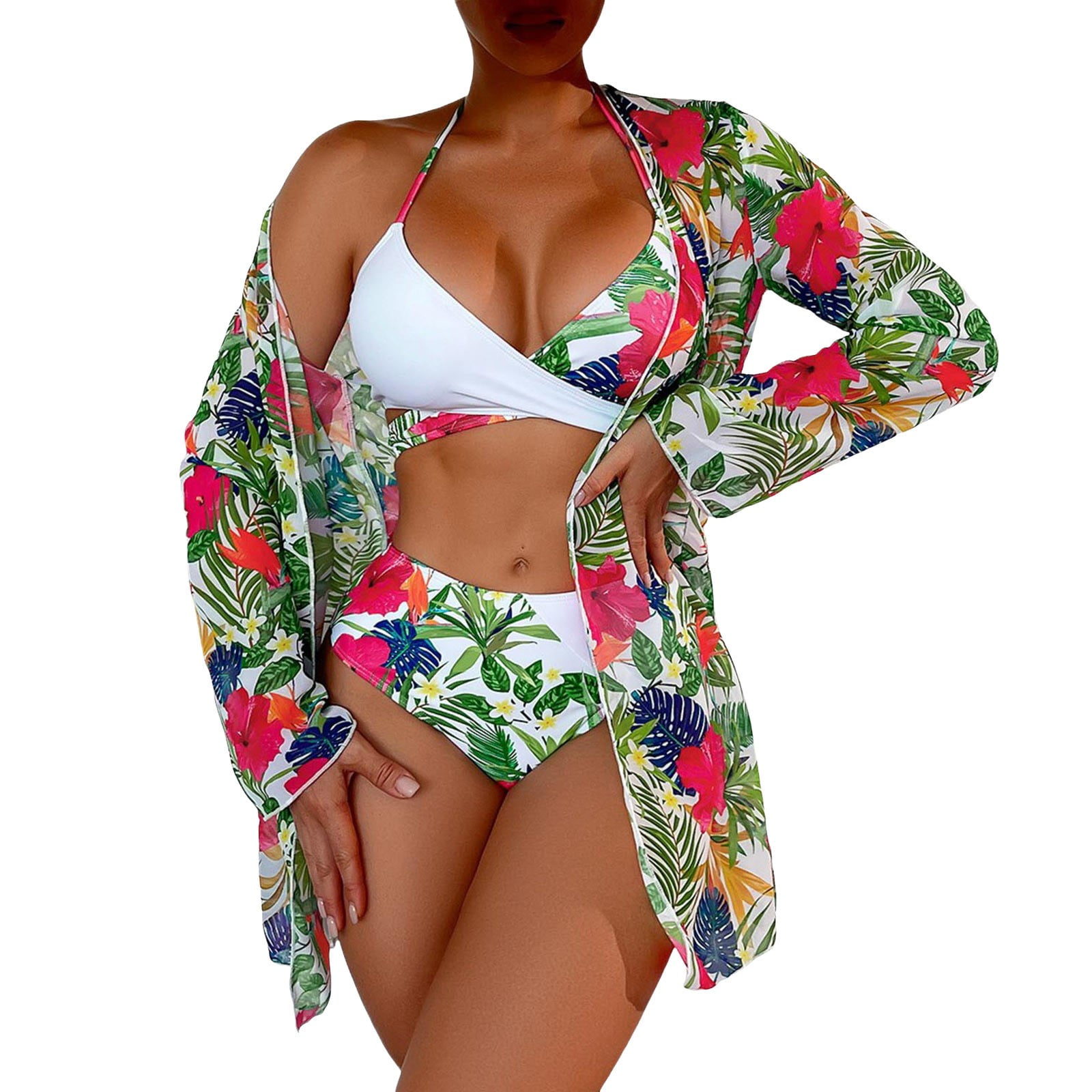 Long Sleeve Swimsuits For Women Print Bikini Women S Fashion Sexy