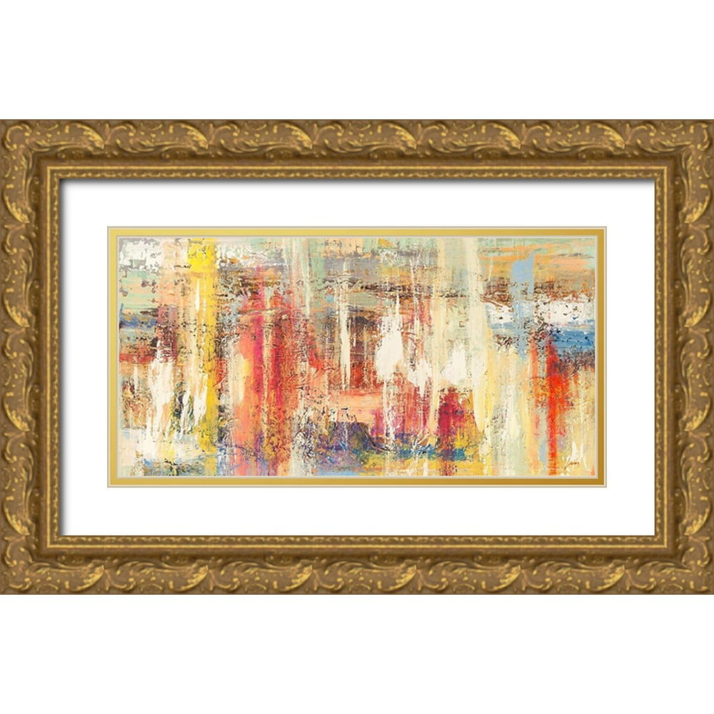 Lucas X Gold Ornate Wood Framed With Double Matting Museum Art Print