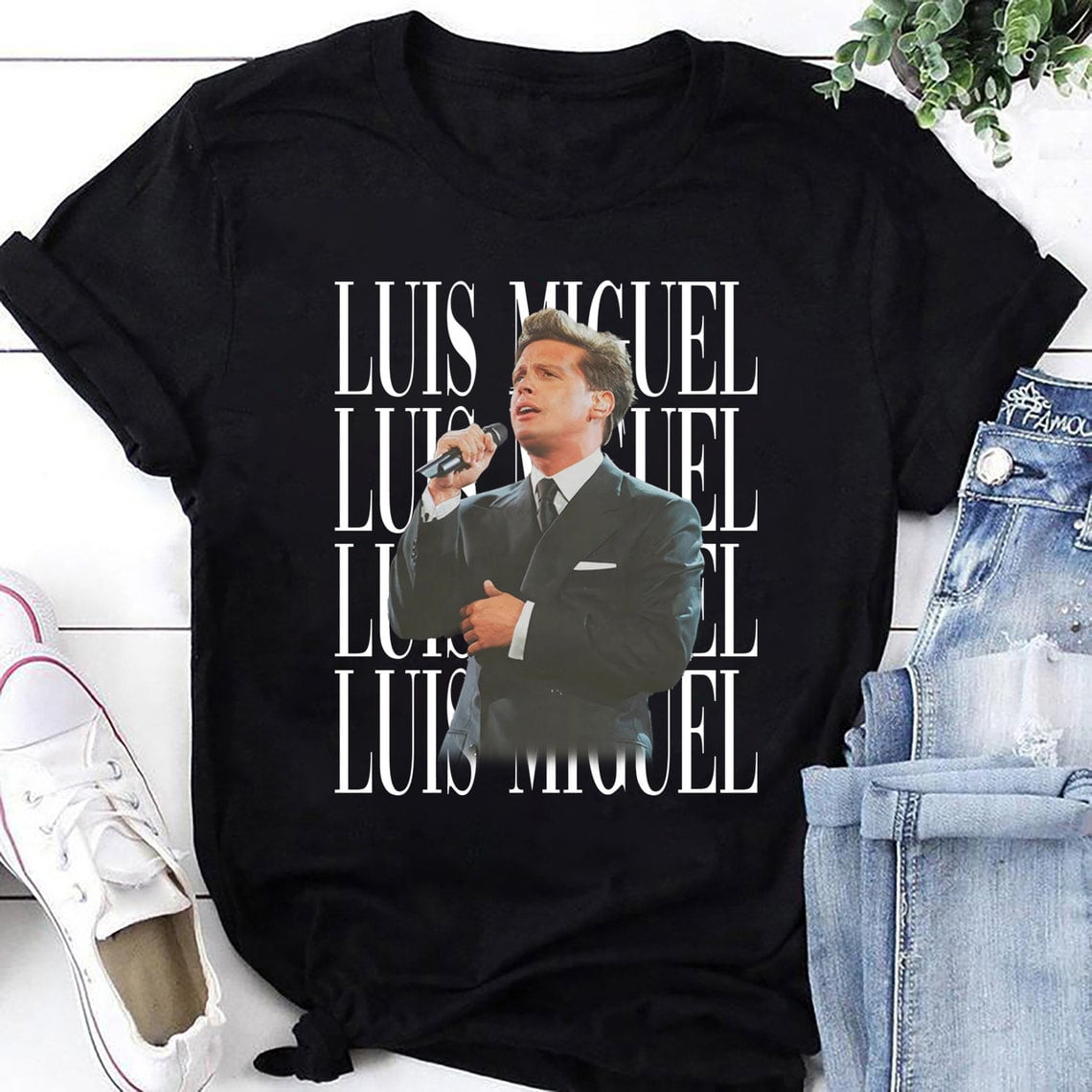 Luis Miguel Graphic T Shirt Graphic Luis Miguel Tour 2024 Shirt Luis