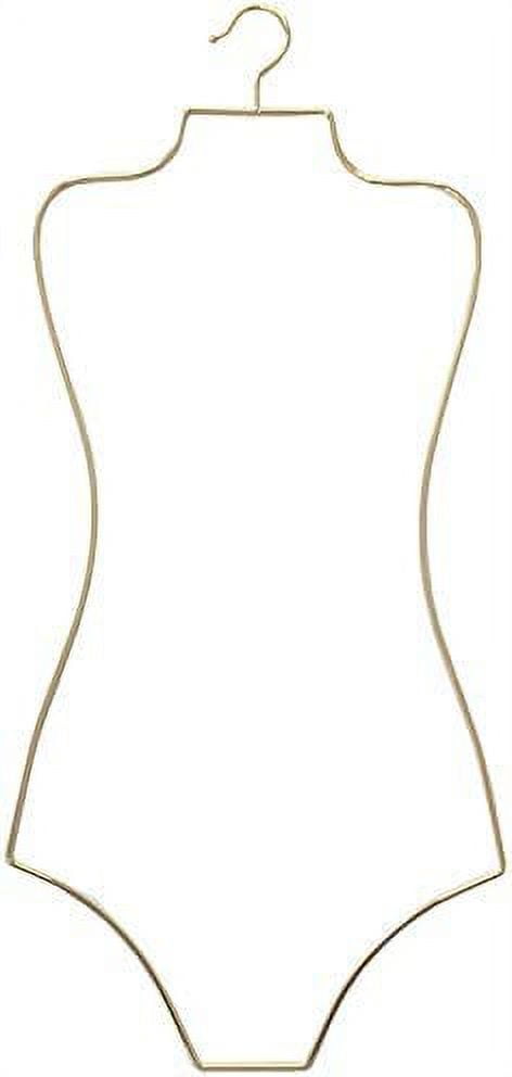 MANXING Gold Wire Lingerie Hangers Body Shape Metal Display Bikini