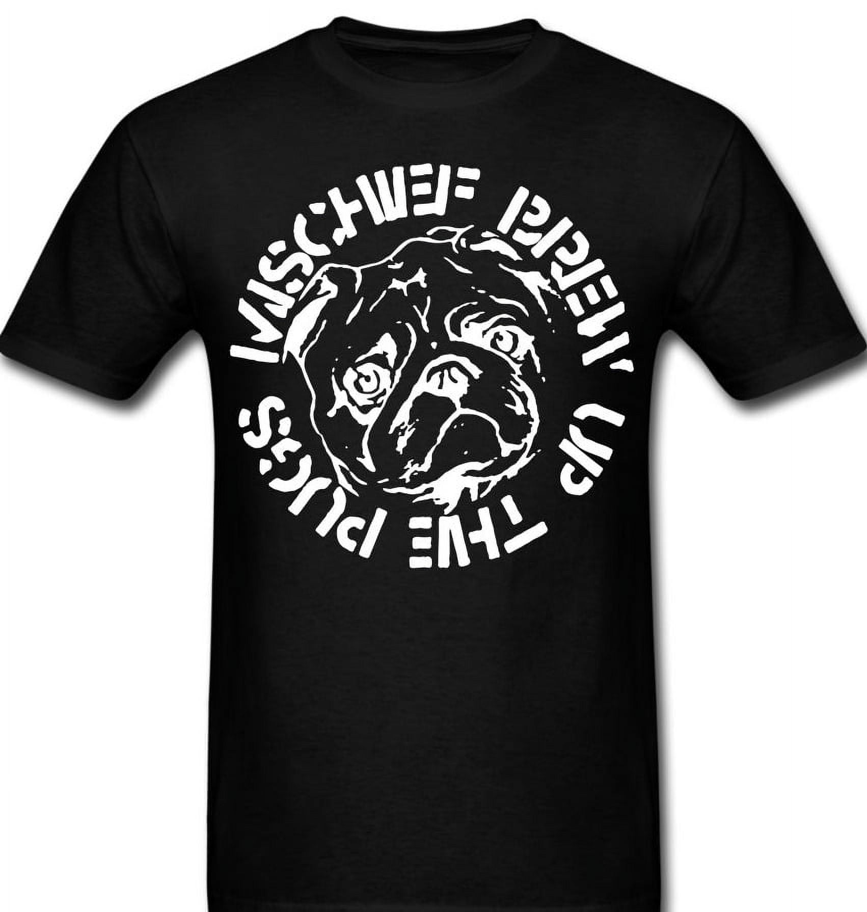 MISCHIEF BREW Up The Pugs T Shirt Band Hardcore Anarcho Punk Rock