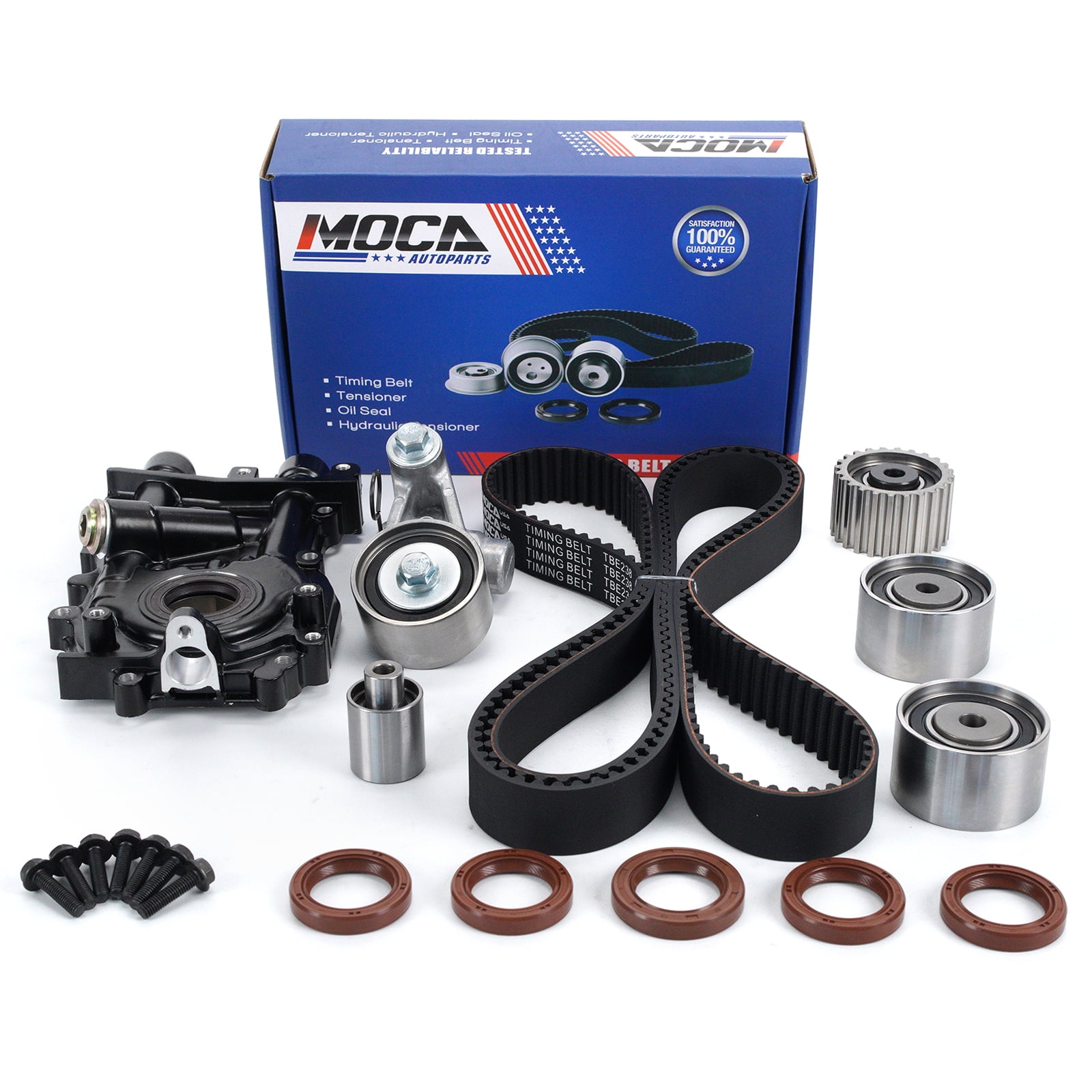 MOCA AUTOPARTS Timing Belt Kit With Oil Pump Fit For 2002 2005 Subaru