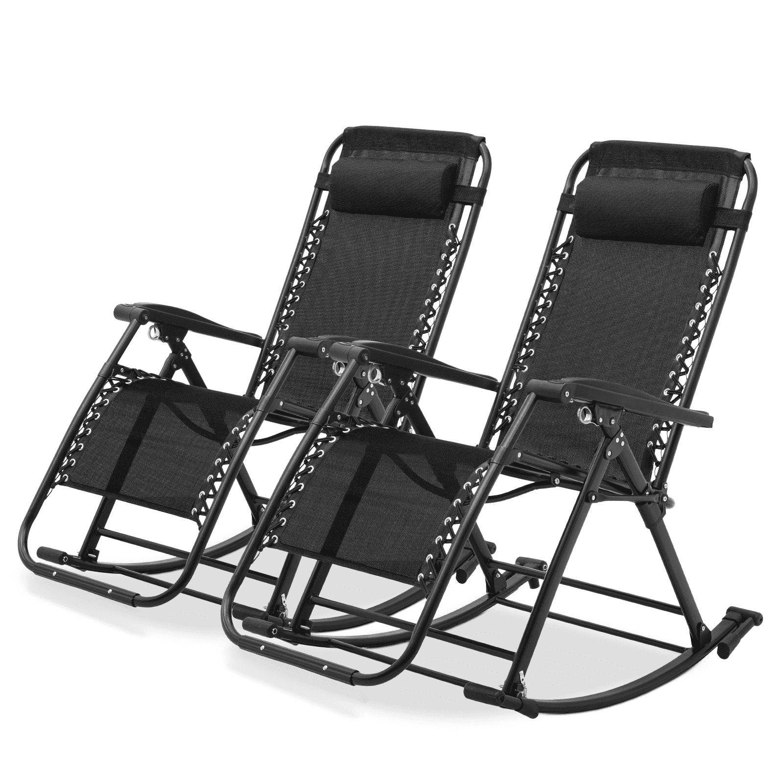 Magshion 2Pc Camping Oversized Adult Zero Gravity Lounge Chairs