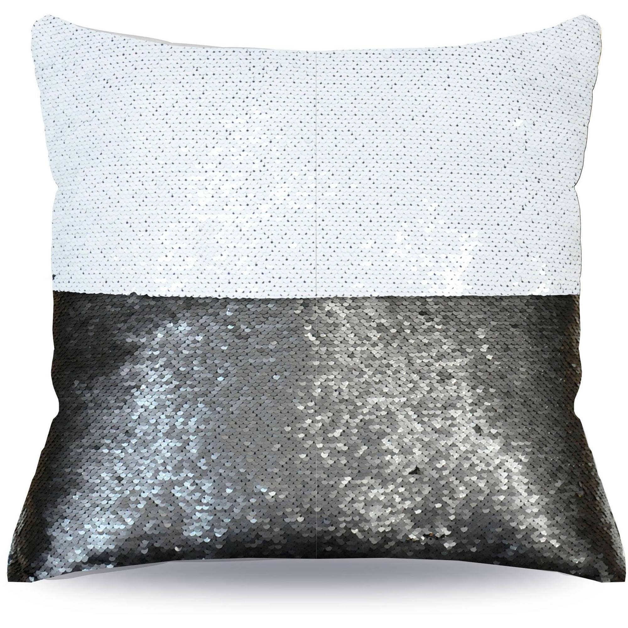 Mainstays Reversible 17x17 Sequin Sparkle Pillow Walmart