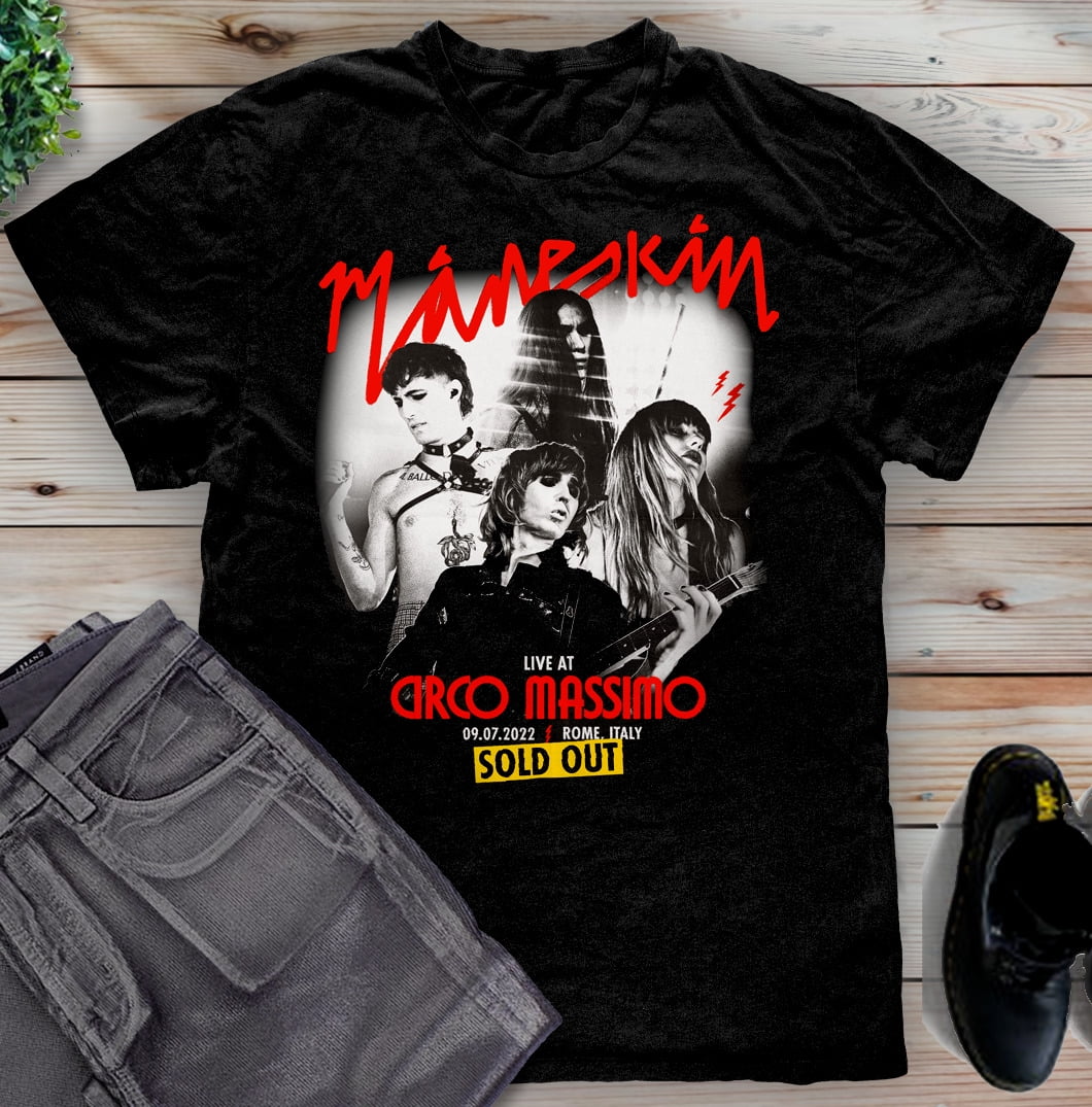 Maneskin Circo Massimo Roma Rome Sold Out Zitti E Buoni T Shirt