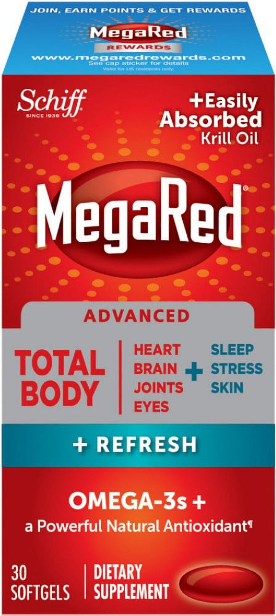 Megared Advanced Total Body Refresh Omega Mg Ea Pack Of