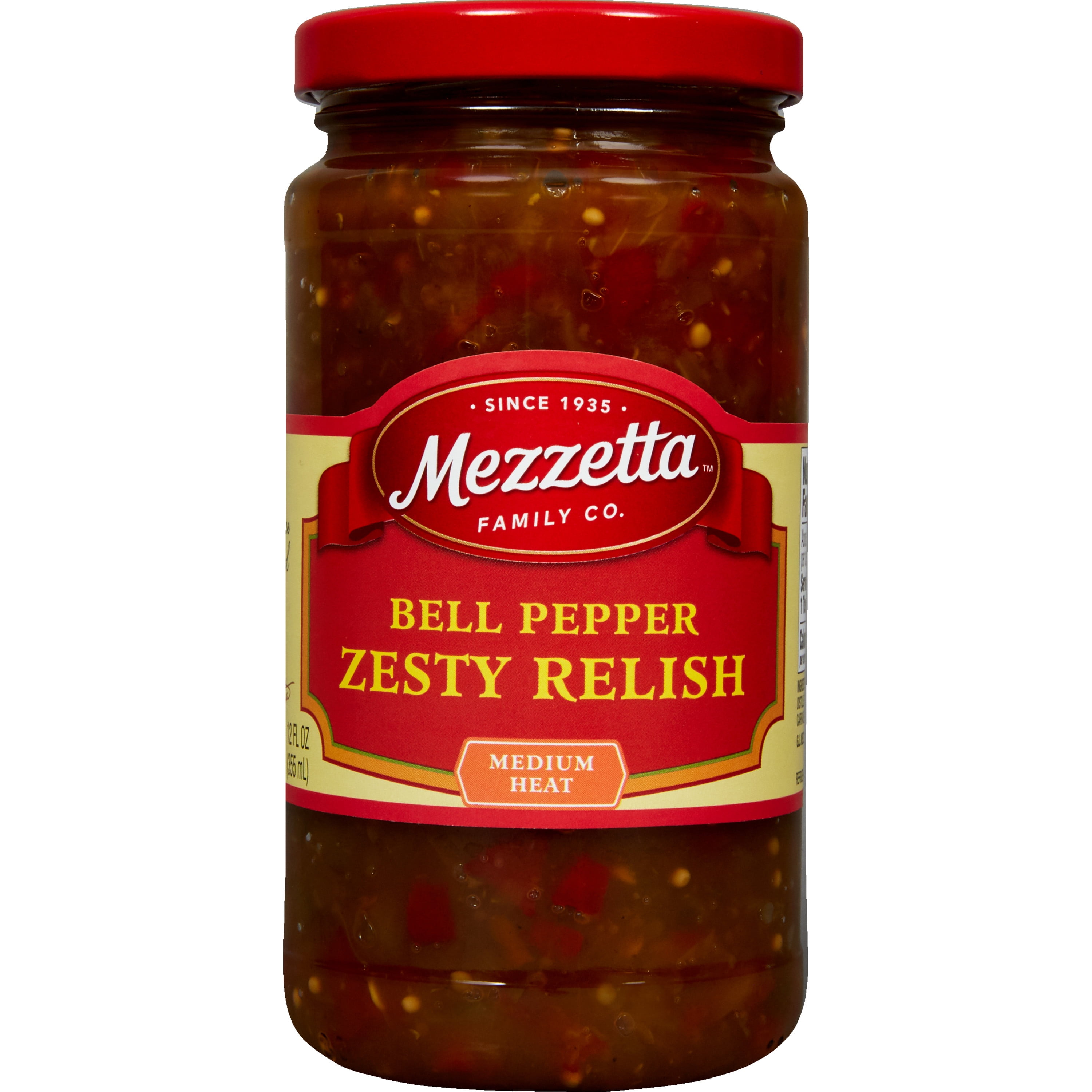 Mezzetta Sweet Hot Bell Pepper Zesty Relish Locally Sourced From