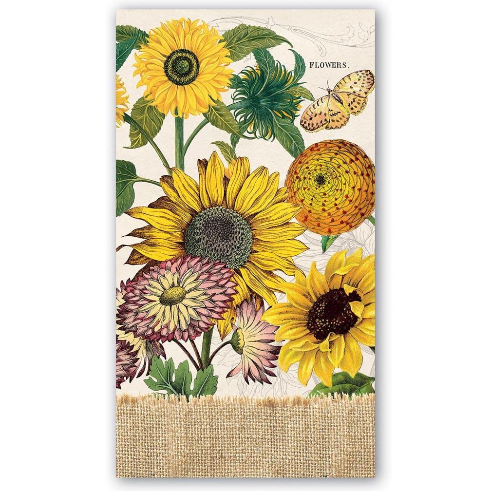 Michel Design Works Paper Hostess Napkins Sunflower Walmart