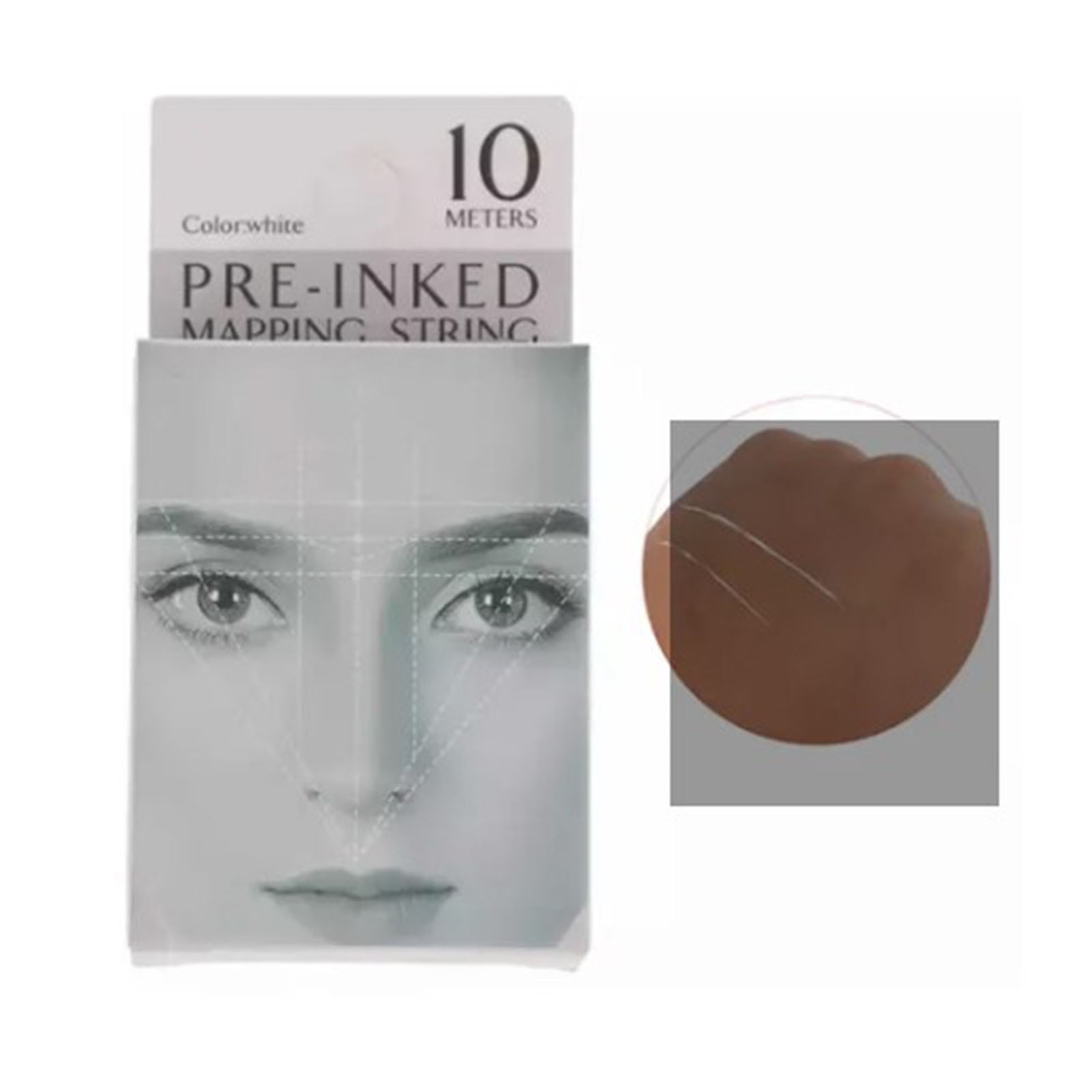 Microblading Positioning Pre Inked Mapping String 32 8ft White