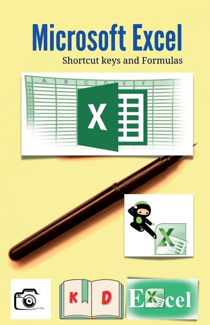 Microsoft Excel Shortcut Keys And Formulas Paperback Walmart