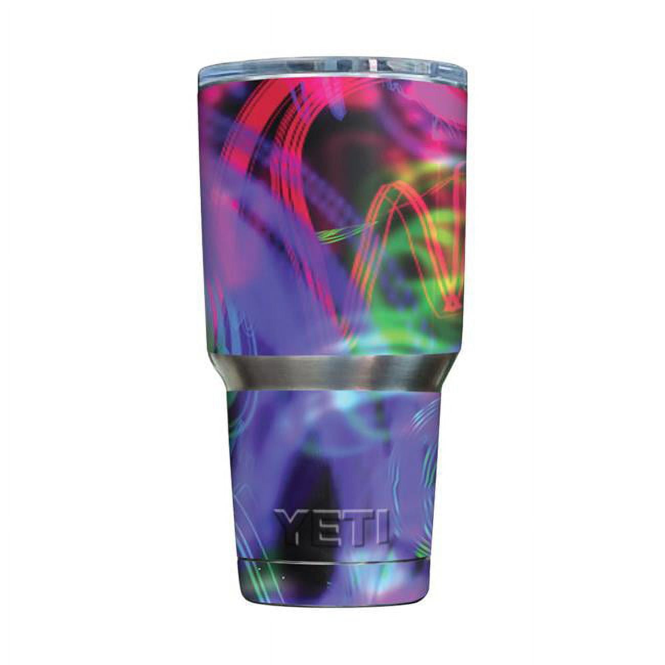 MightySkins YERAM30 Neon Splatter Skin Compatible With YETI 30 Oz