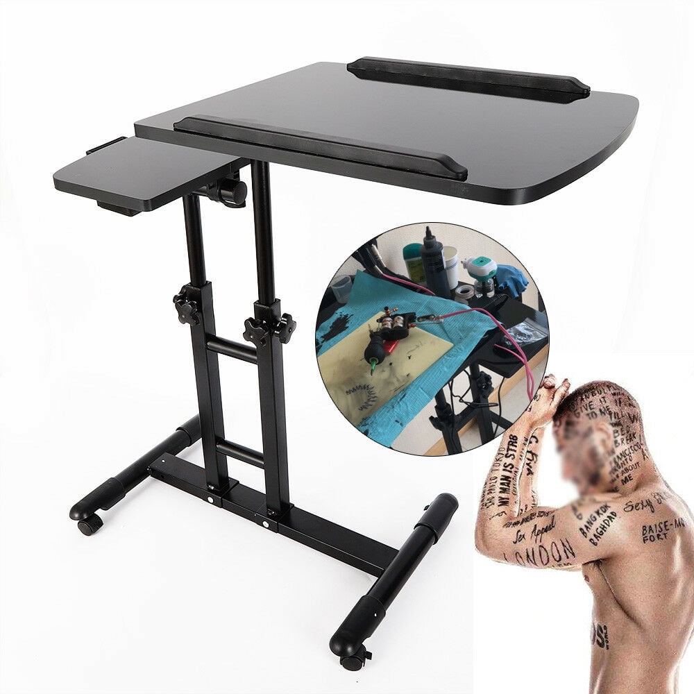 Miumaeov Tattoo Tray Workstation Supply Desk Table Adjustable Mobile