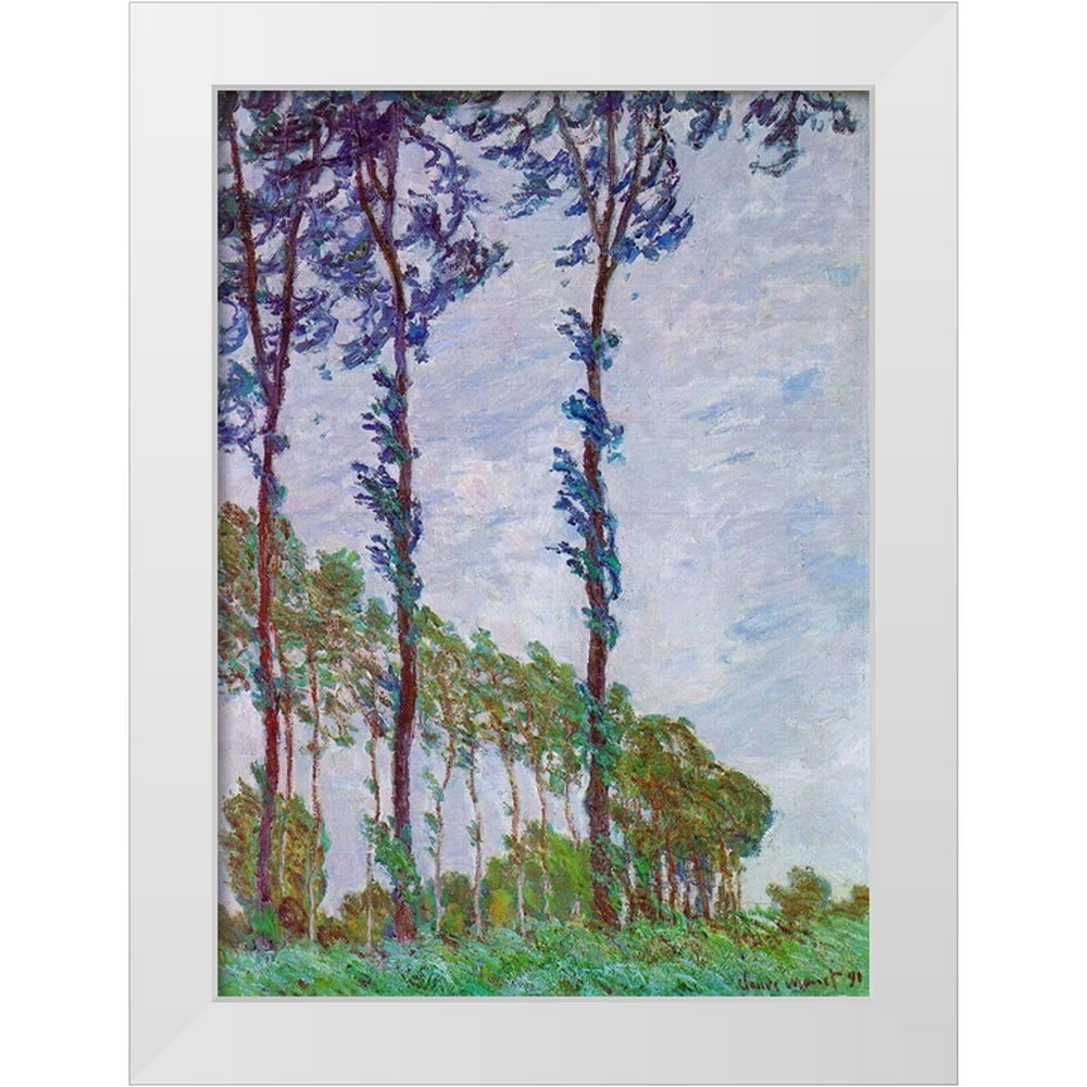 Monet Claude X White Modern Wood Framed Museum Art Print Titled