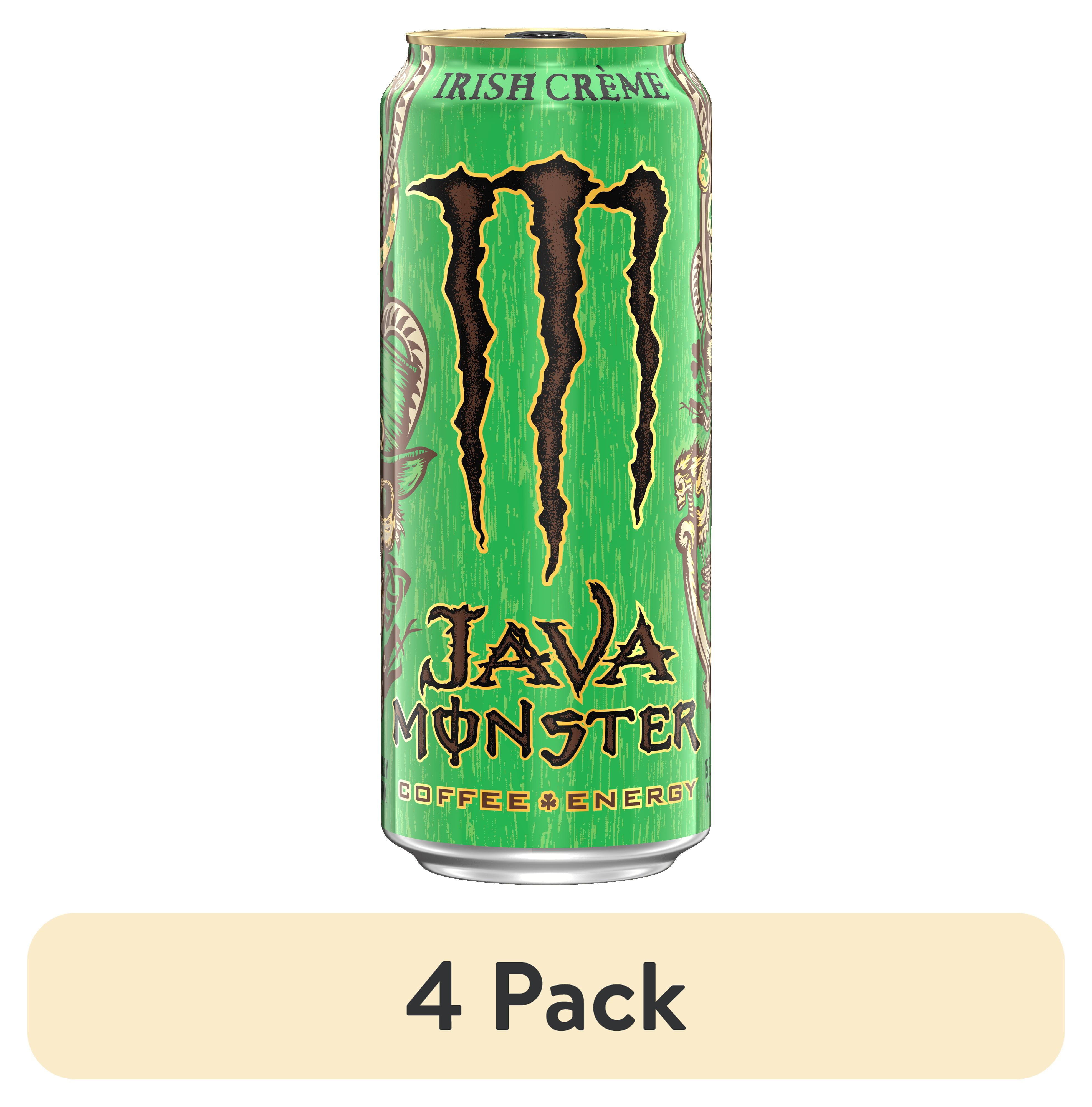 4 Pack Monster Java Irish Blend Energy Drink 15 Fl Oz Walmart