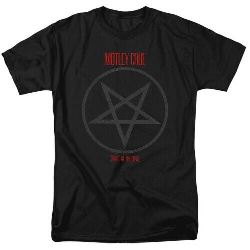 Motley Crue Shout At The Devil Adult Classic T Shirt Black