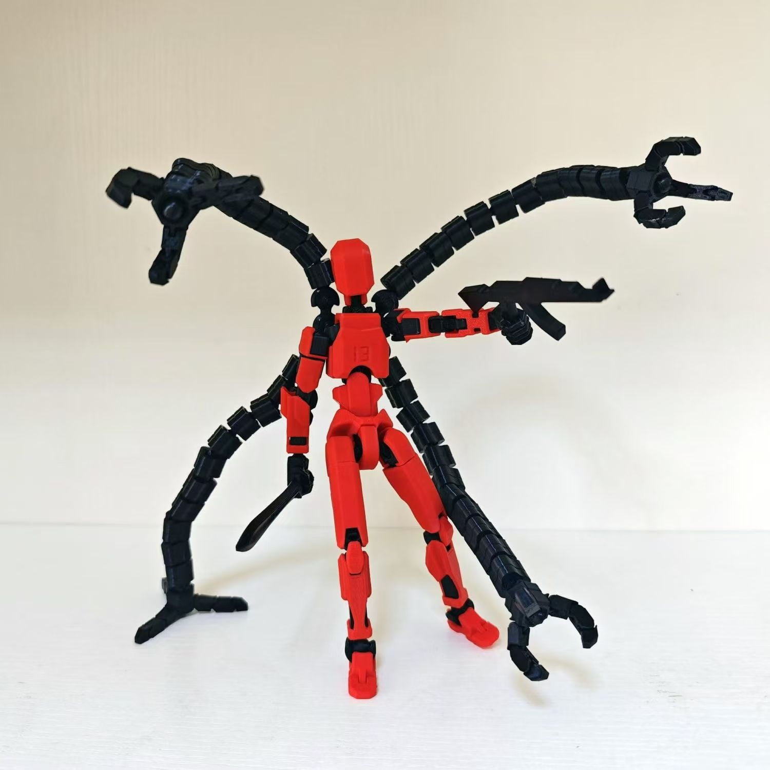 Multi Jointed Movable Robot 3D Printed Mannequin Toys Lucky PVC Model