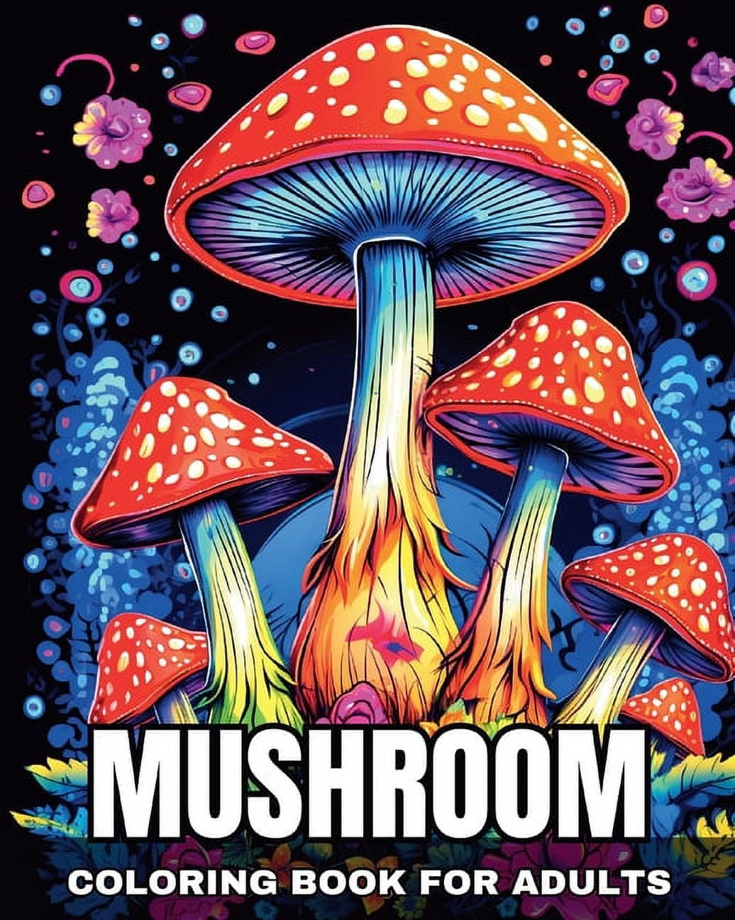 Mushroom Coloring Book For Adults Mindfulness Zen Coloring Pages