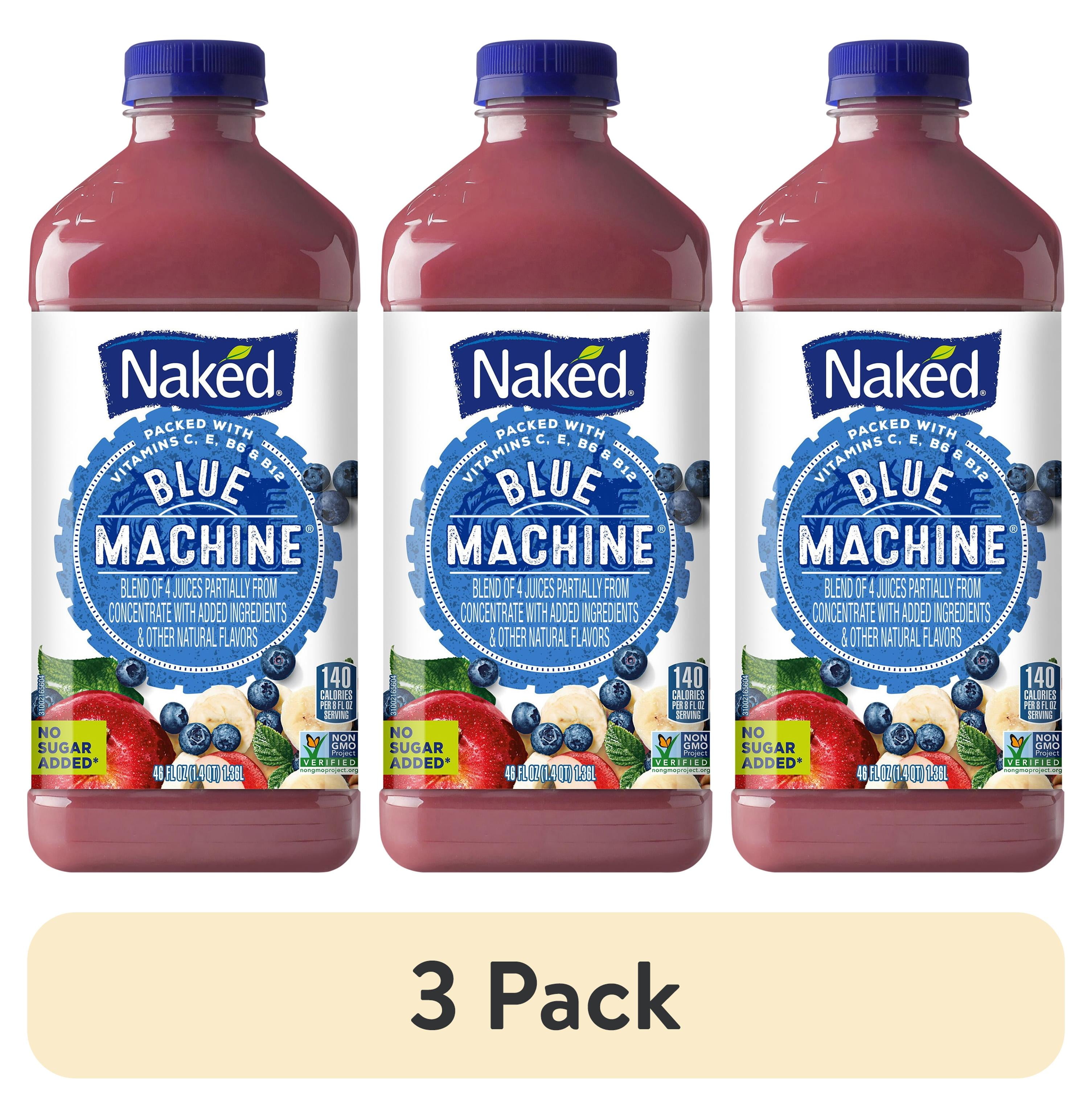 Pack Naked Juice Blue Machine Flavored Juice Smoothie Blend Fl Oz Walmart