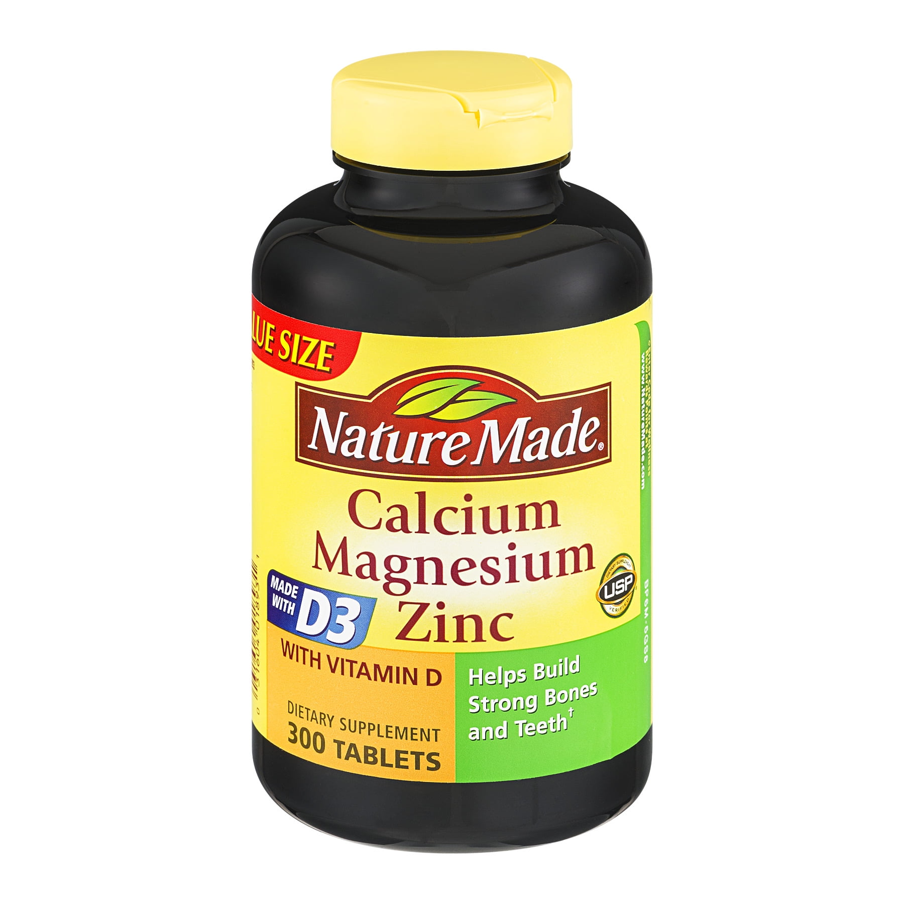 Nature Made Calcium Magnesium Oxide Zinc With Vitamin D Tablets