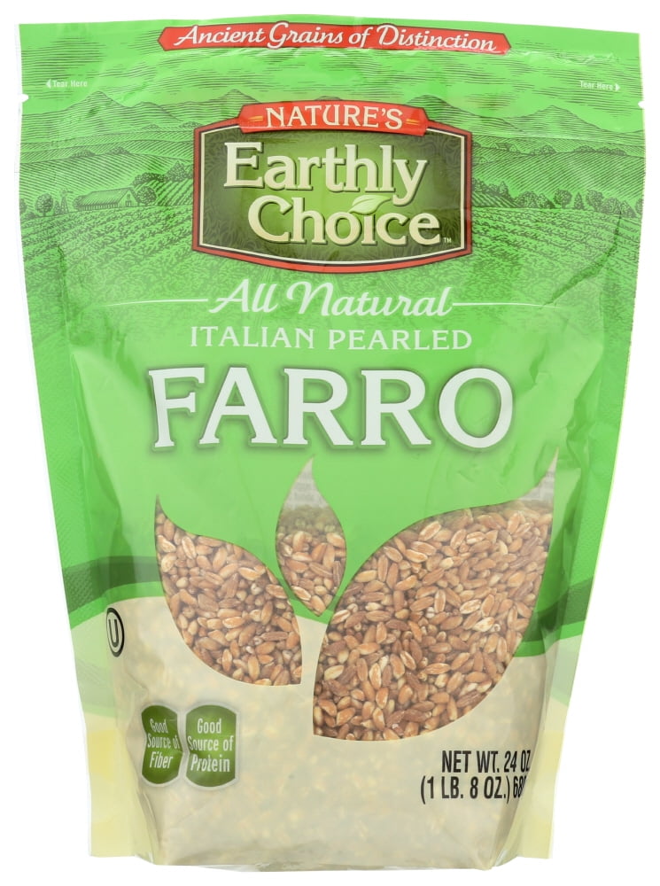 Nature S Earthly Choice Farro Italian Pearled 24 Oz Walmart