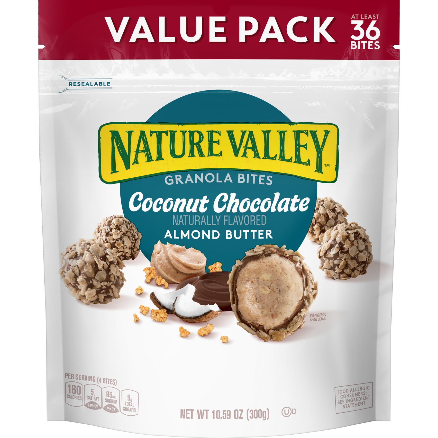 Nature Valley Almond Butter Granola Toasted Coconut Chocolate Value Pk