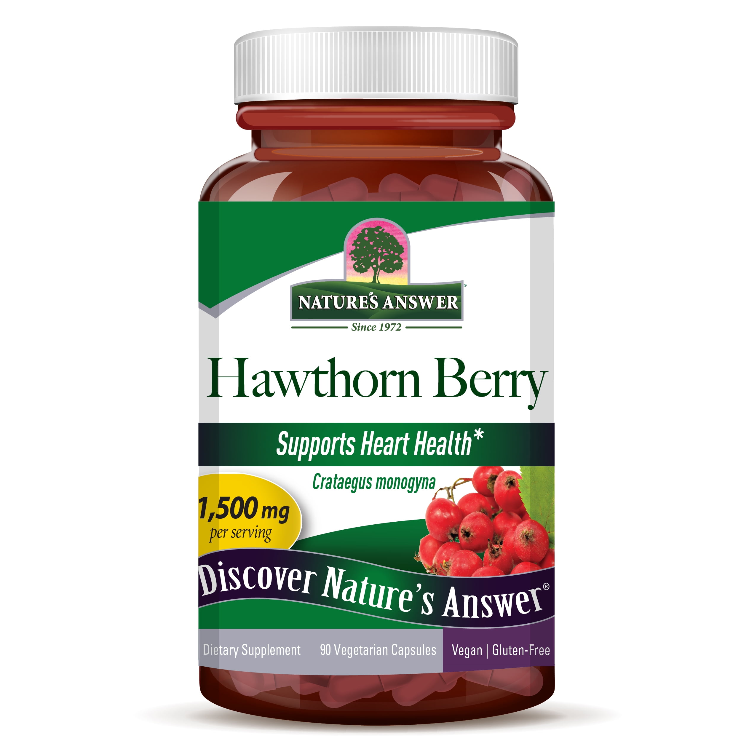 Nature S Answer Hawthorn Berry 90 V Caps Walmart