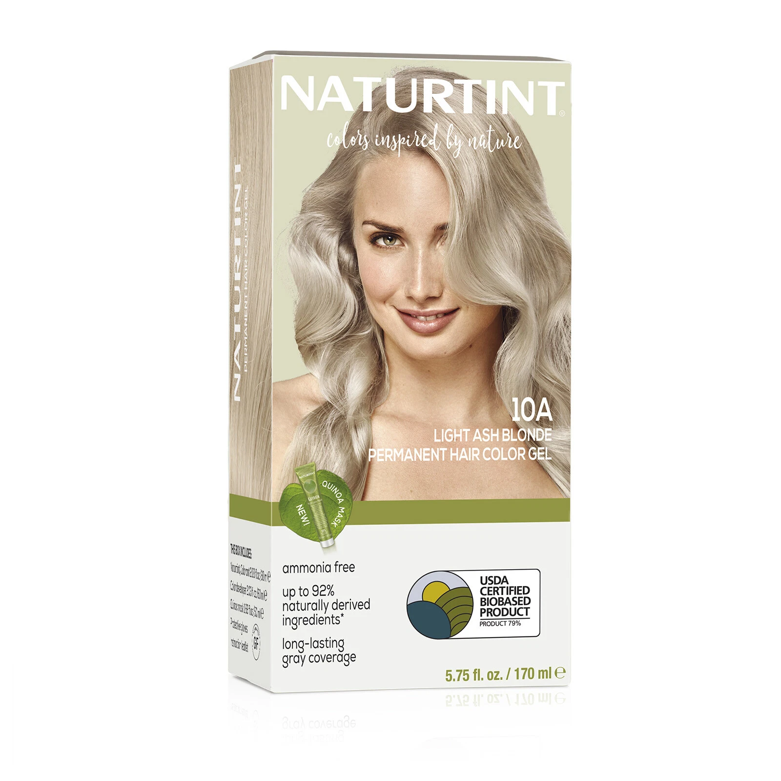 Naturtint Permanent Hair Color 10A Light Ash Blonde 5 07 Fl Oz Pack