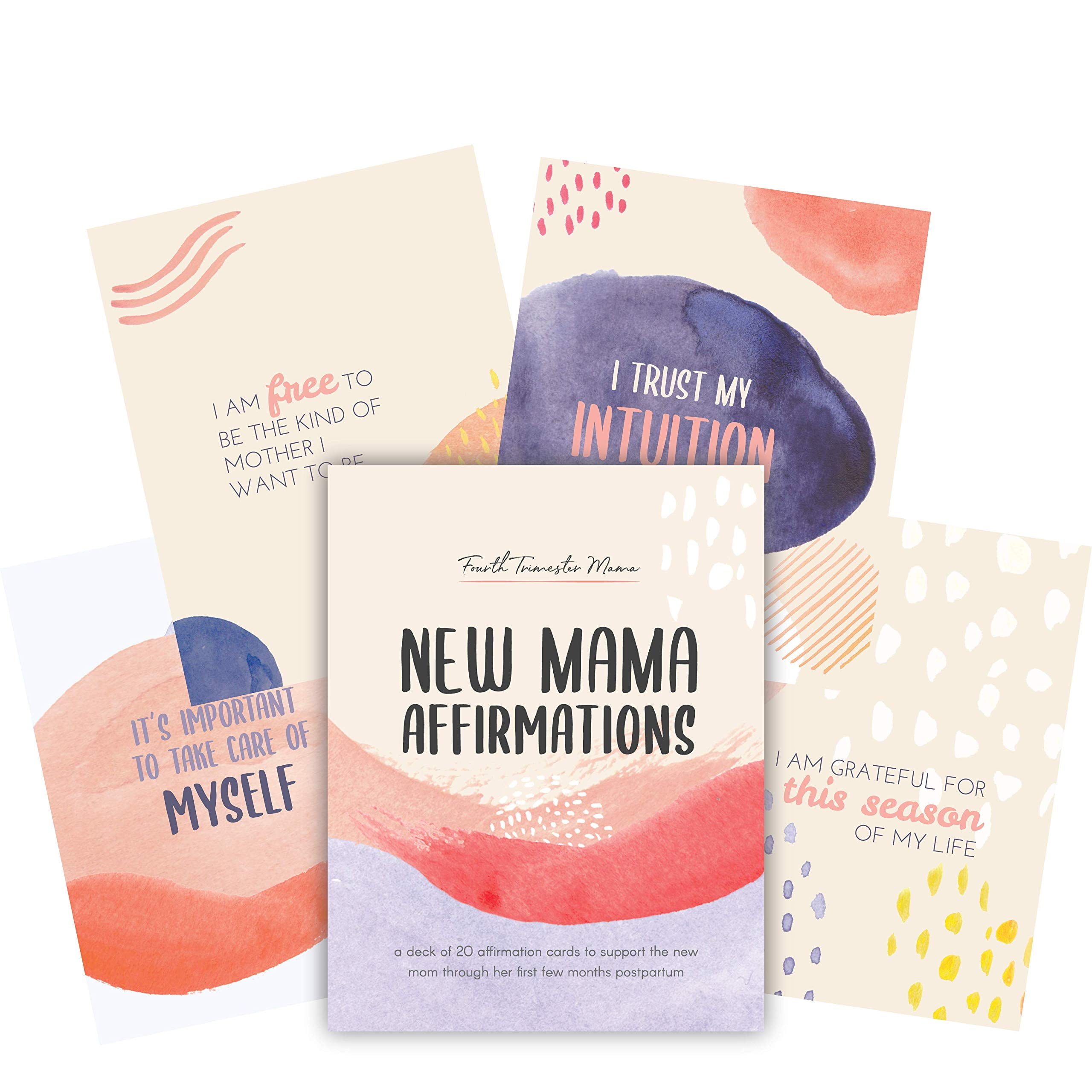 New Mama Affirmations A Warm And Vibrant Deck Of 20 Uplifting