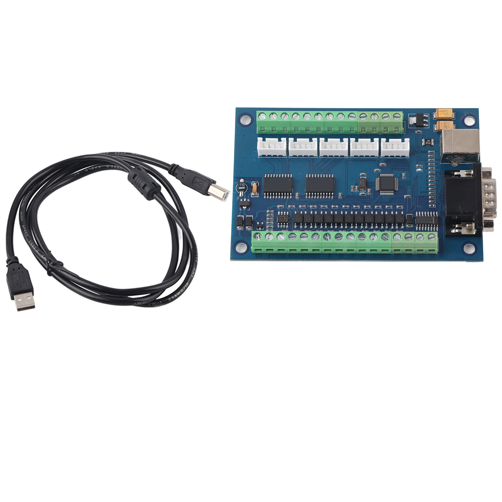 Nimoa Tarjeta Controladora Mach3 USB 5 Axle 100KHZ Tarjeta Controladora