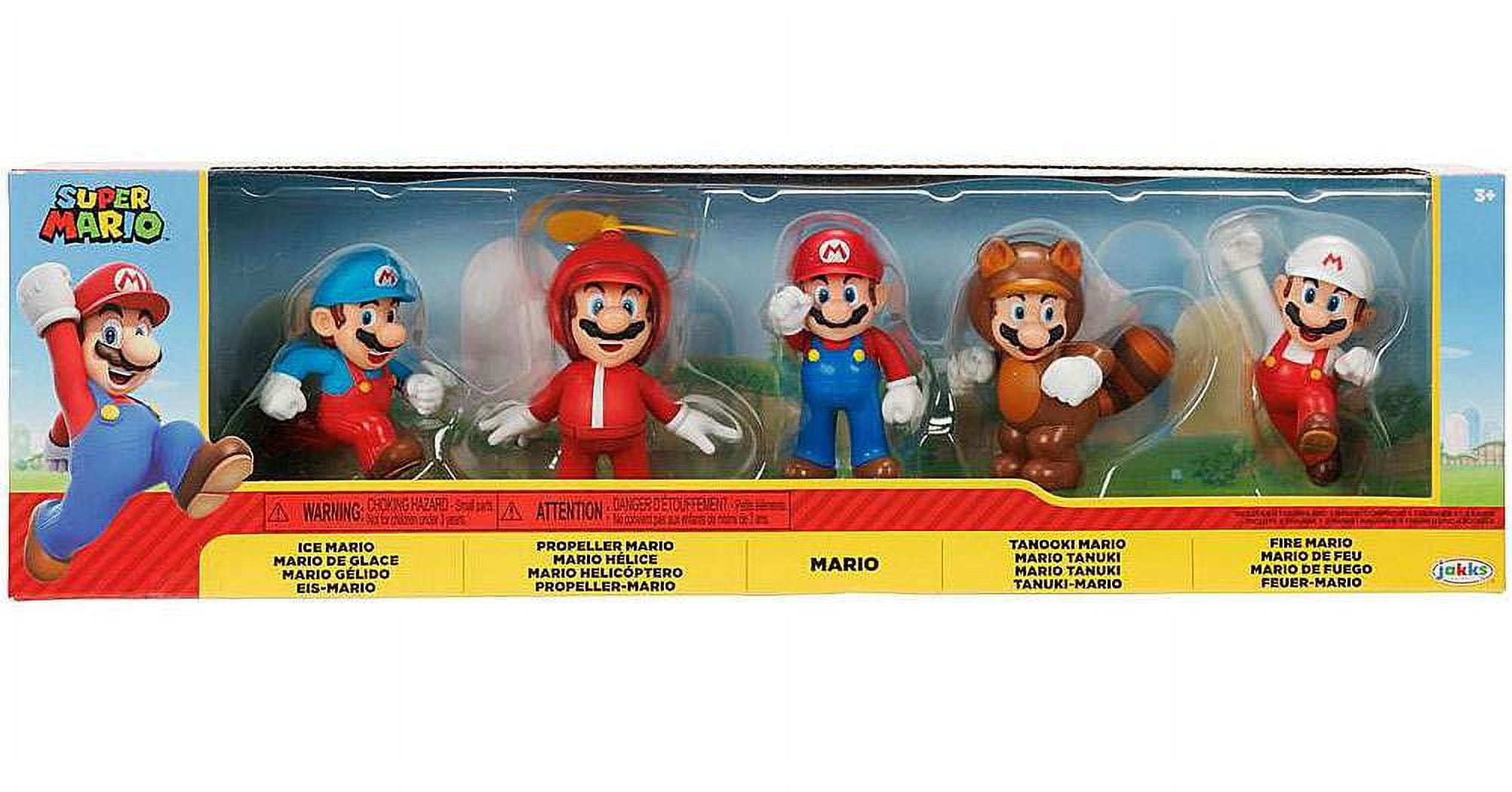 Nintendo Super Mario Ice Propeller Standing Tanooki Fire Marios