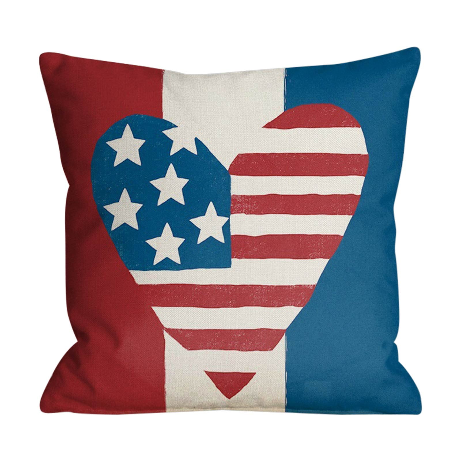 Nksudet Independence Day Pillow Case Fourth Of July Decorative