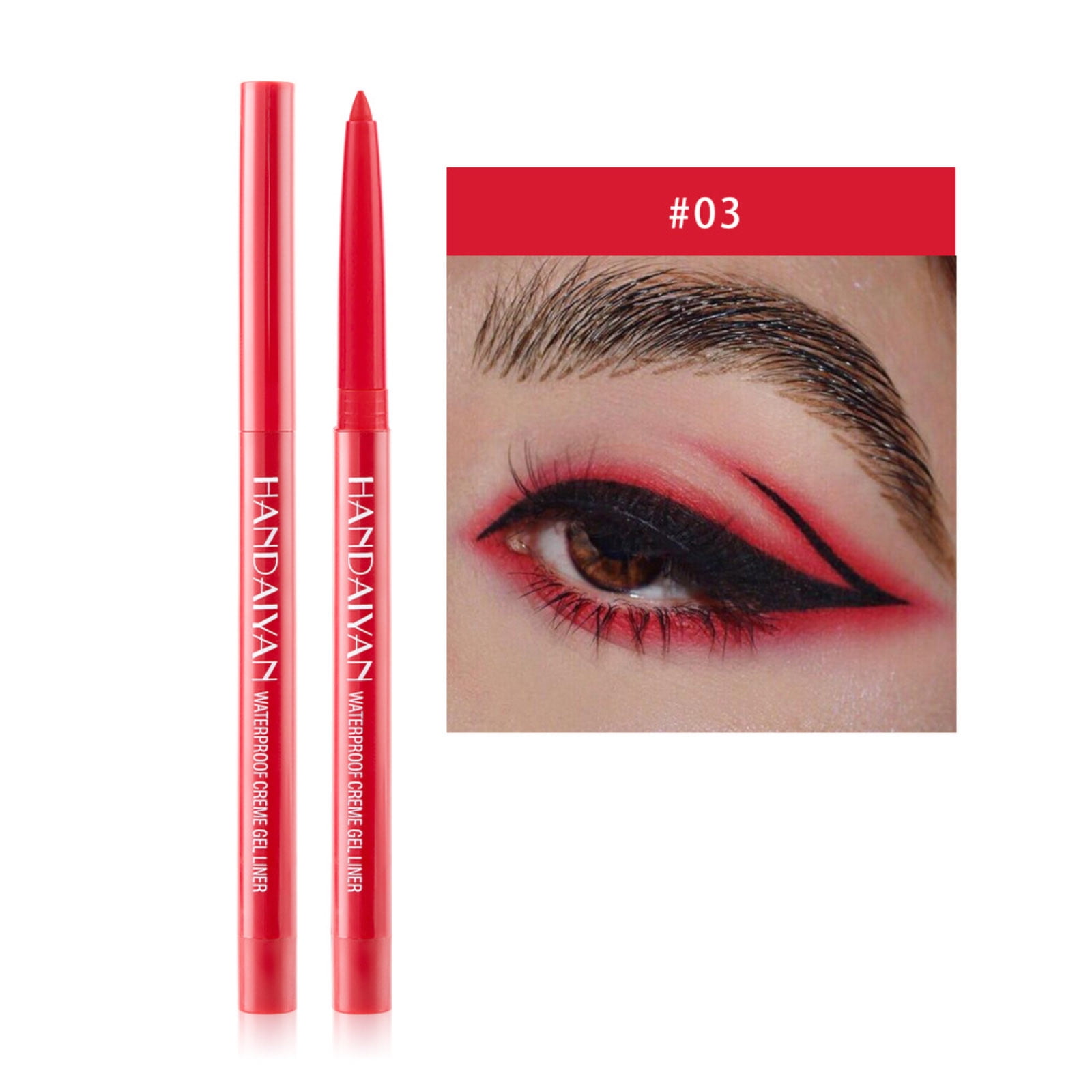 NuoWeiTong Eyeliner Pencil Eye Liner Pencil Set 20 Colors Natural