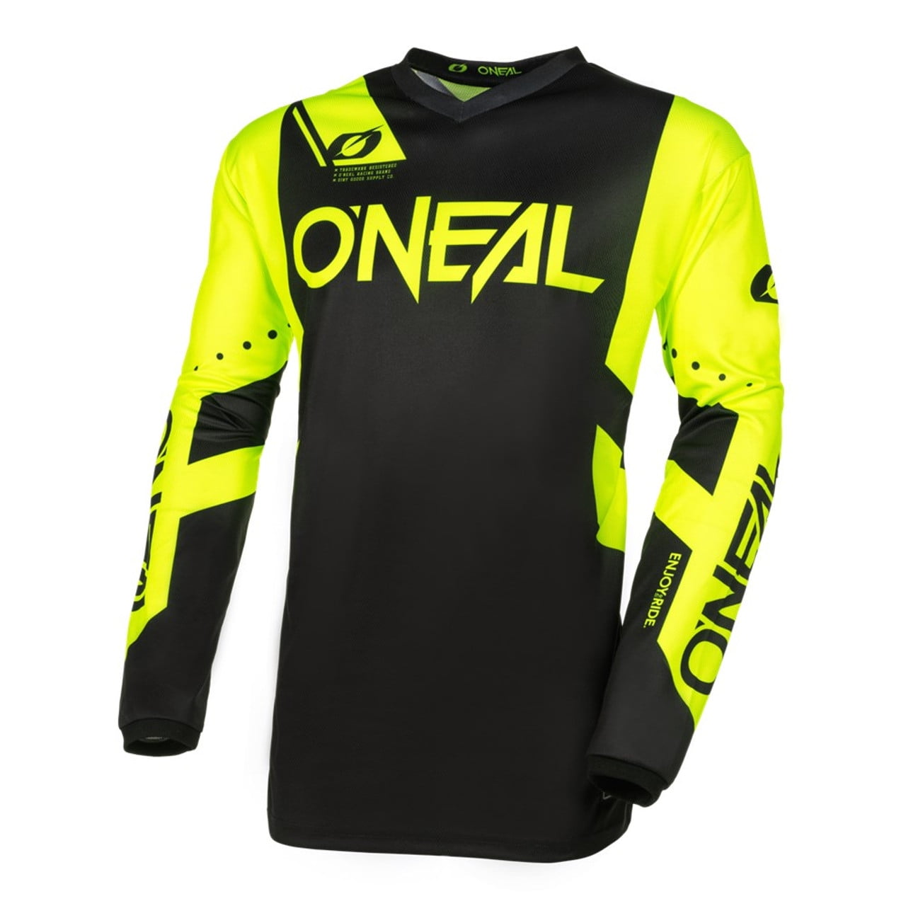 O Neal Youth Element Racewear Offroad Motocross Jersey Black