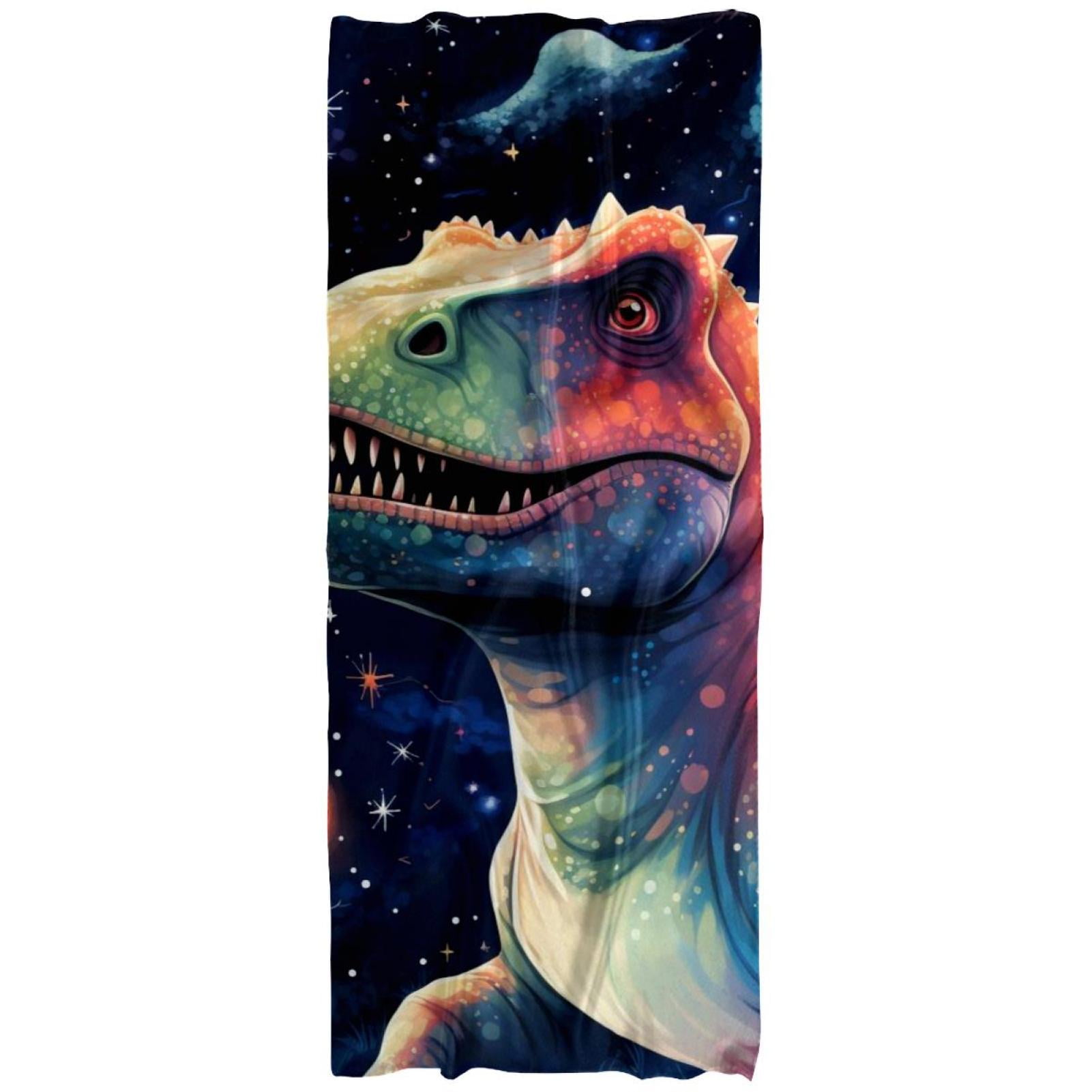 OWNTA Dinosaurs Under The Stars Breathable And Translucent Chiffon Silk