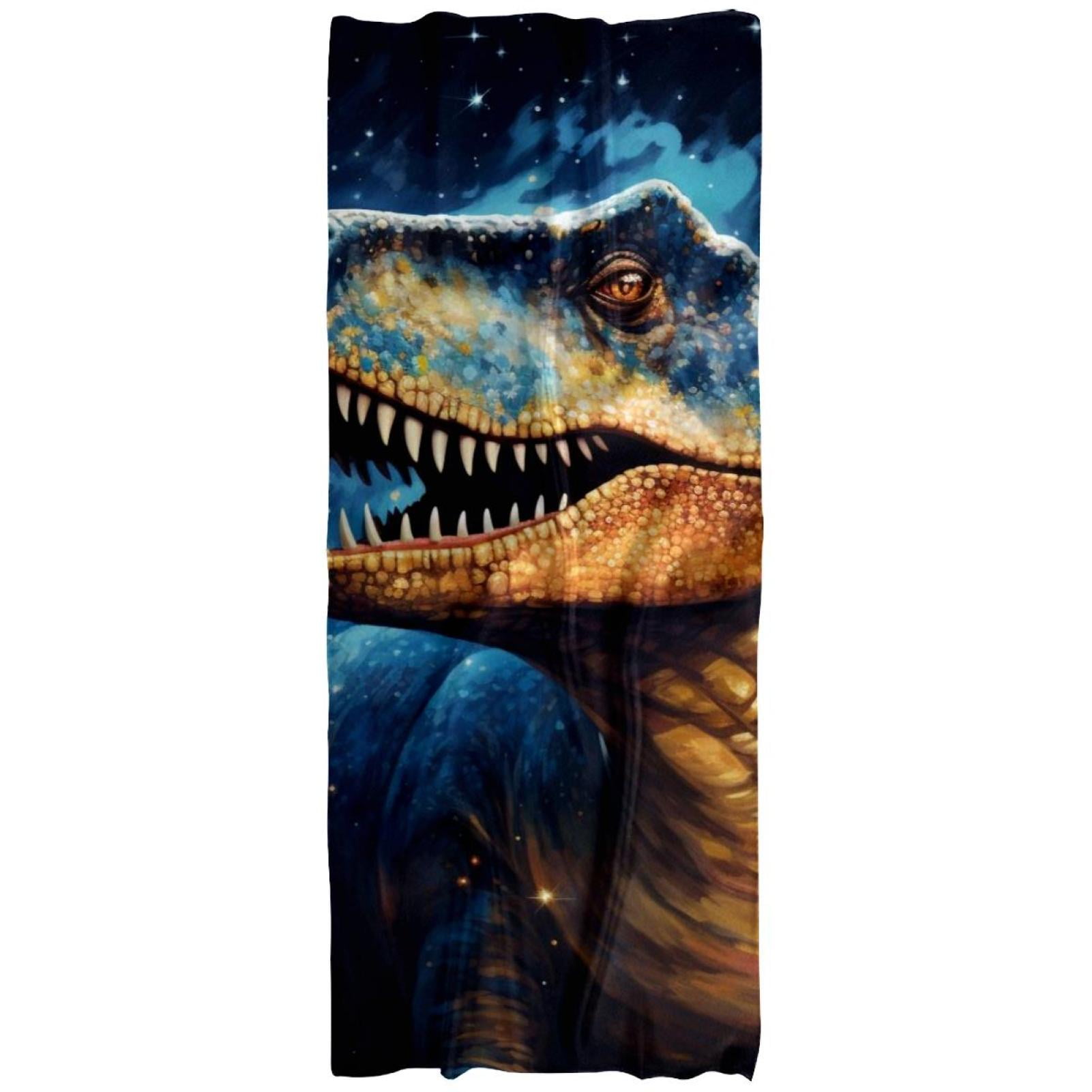 OWNTA Dinosaurs Under The Stars Breathable And Translucent Chiffon Silk