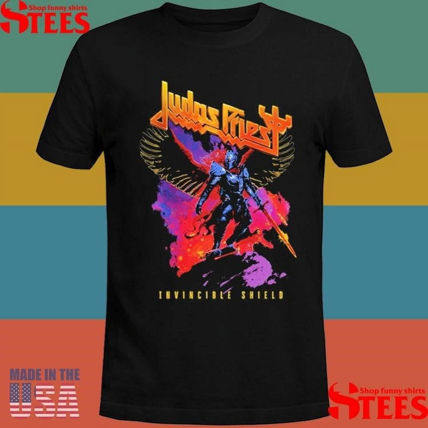 Official Judas Priest Invincible Shield Tour 2024 Shirt Walmart