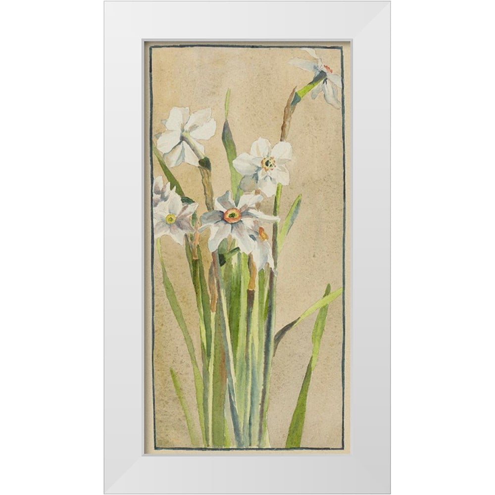 Overbeck Hannah Borger 9x14 White Modern Wood Framed Museum Art Print