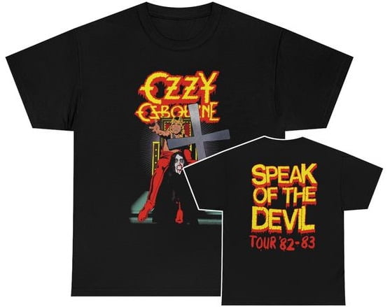 Ozzy Osbourne 1982 83 Speak Of The Devil Ghoul With Crucifix Tour