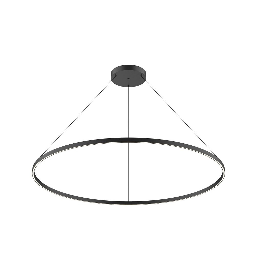 PD87760 BK Kuzco Lighting Cerchio 150W LED Pendant 1 5 Inches Tall