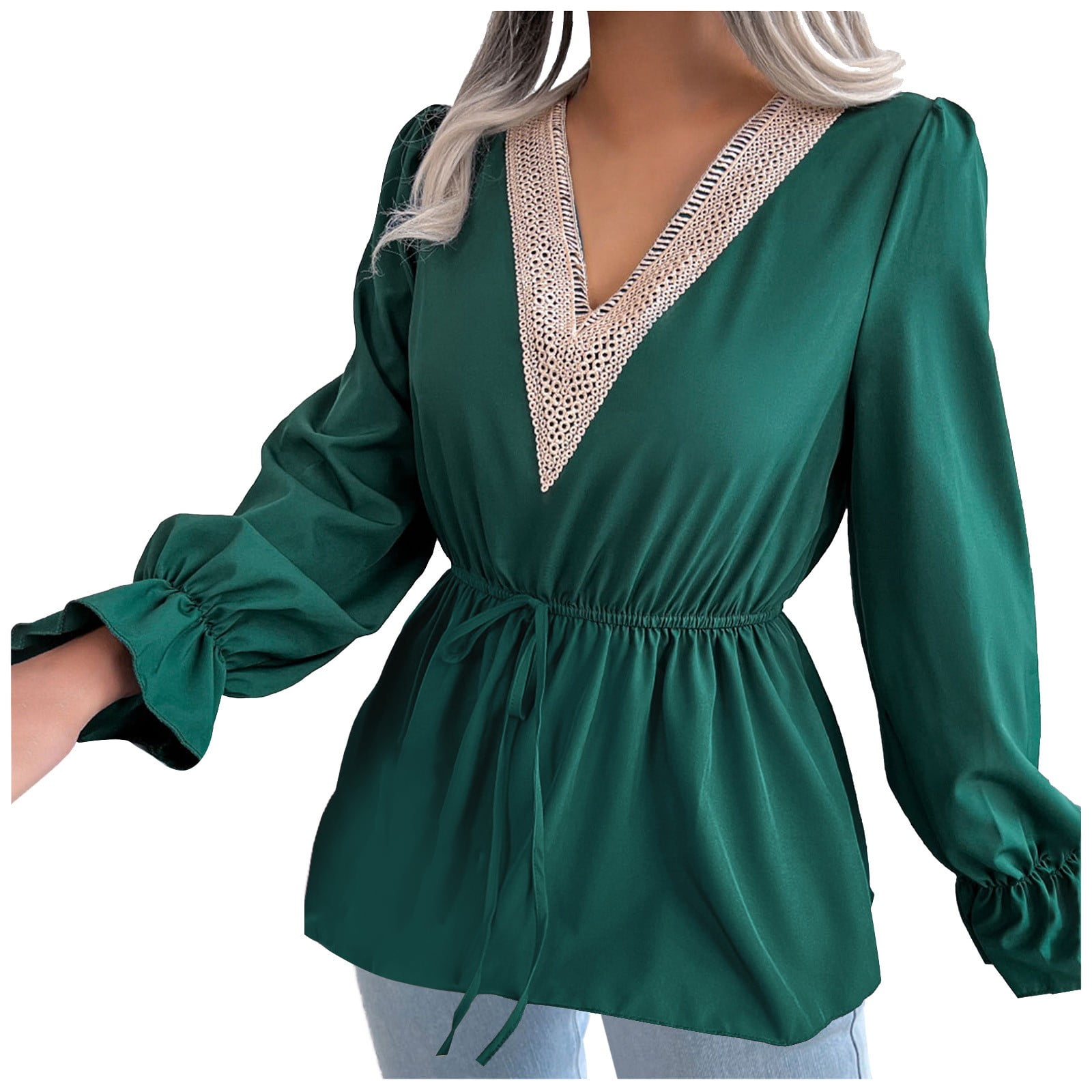 Pmuybhf Female July Th Blouses For Women Business Casual Elegant Loose