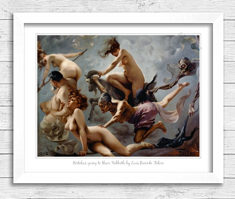 POSTER Departure For Sabbath By Luis Ricardo Poster Print Sexy Naked