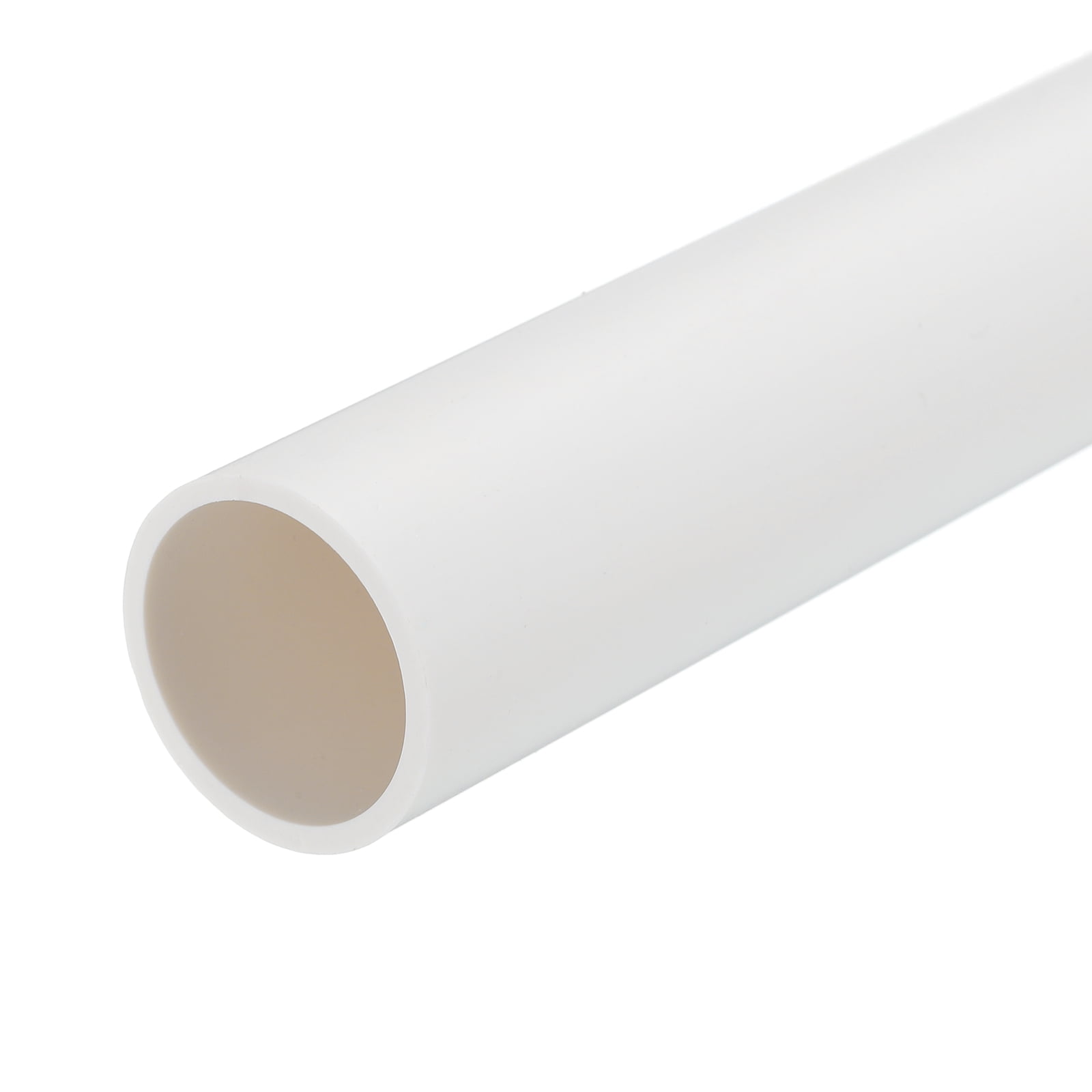 PVC Rigid Round Pipe 27 2mm ID 32mm 1 1 4 OD 350mm White High Impact