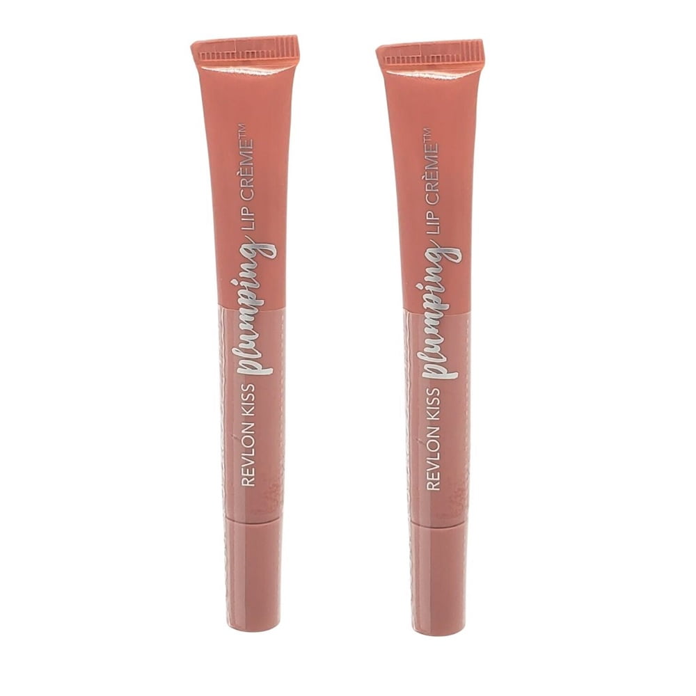 Pack Of Revlon Kiss Plumping Lip Creme Nude Honey Walmart