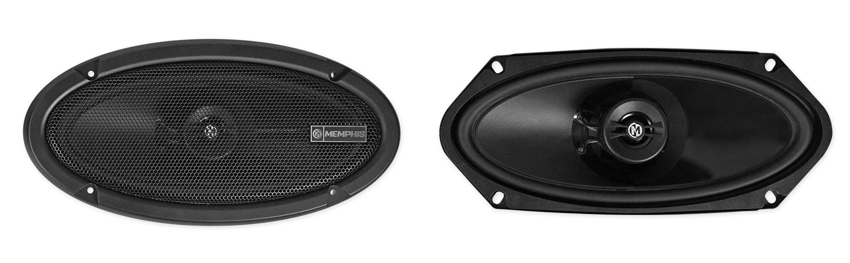 Pair Memphis Audio Prx X Watt Way Car Speakers W Pivot