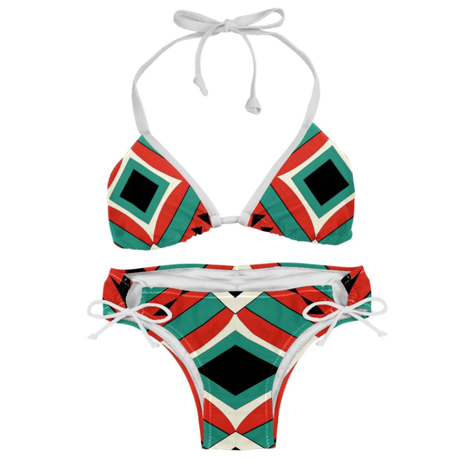 Palestine Women S Detachable Sponge Adjustable Strap Bikini Set