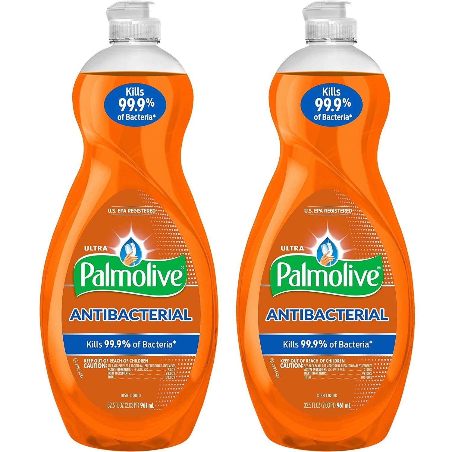 Palmolive Ultra Dish Liquid Orange Antibacterial Fl Oz Pack Of