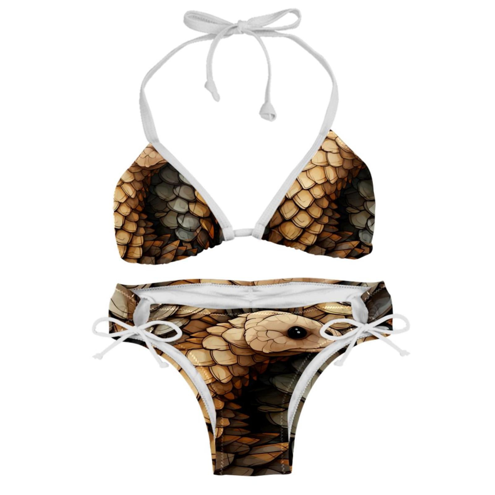 Pangolin Detachable Sponge Adjustable Strap Bikini Set Two Pack Great