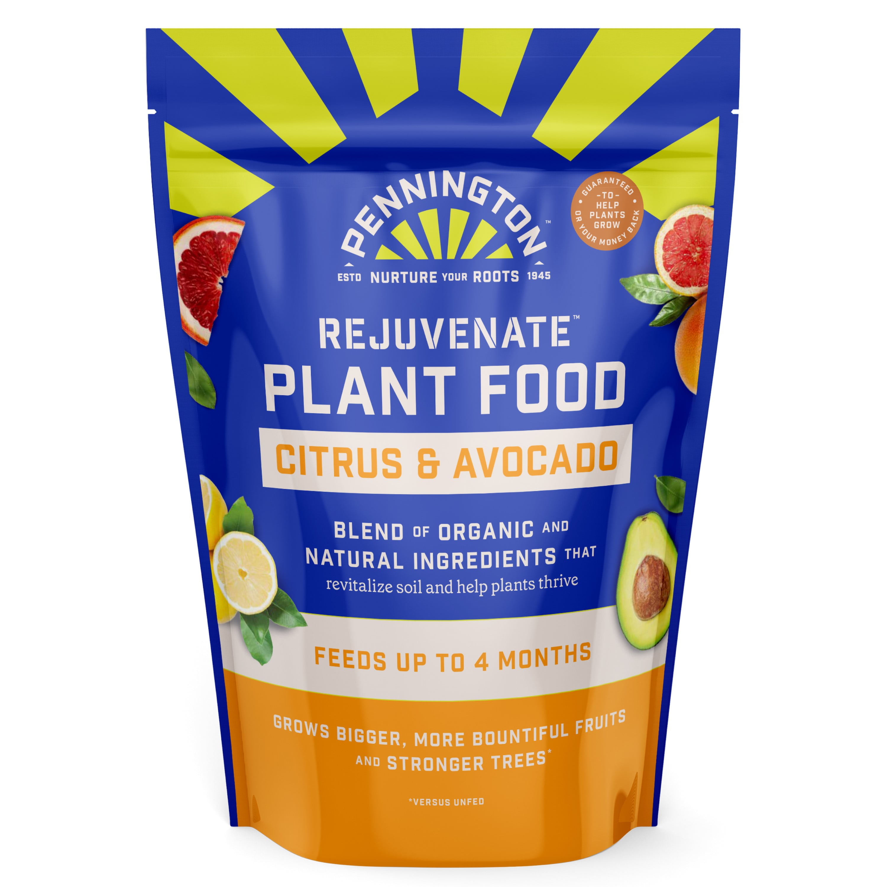 Pennington Rejuvenate Citrus And Avocado Plant Food 5 3 4 Fertilizer