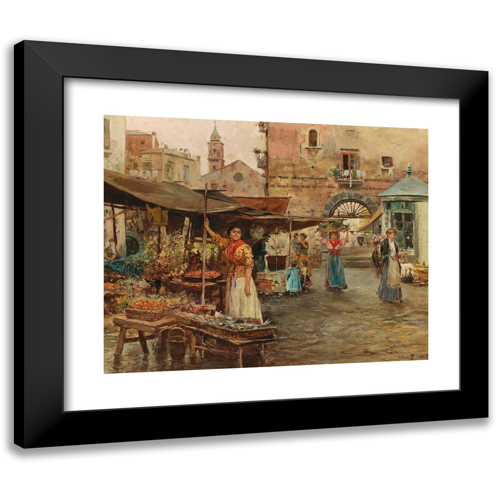 Pietro Scoppetta X Black Modern Framed Museum Art Print Titled A